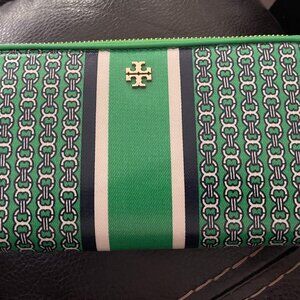Tory Burch Gemini Link Stripe Wallet